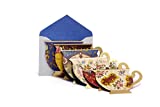 The Metropolitan Museum of Art French Teacups Collection Note Cards Greeting Cards Bulk Box Set -18 die-cut note cards 5 1â„4" x 3 9/16" by M&G COLLECTION