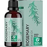 Pure Rosemary Essential Oil for Aromatherapy - Pure Rosemary Oil for Hair Skin and Nails - Refreshing Rosemary Essential Oil for Diffusers Plus Dry Scalp Treatment and Hair Oil for Enhanced Shine