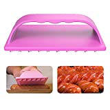 G Hot Dog Slicing Hot Dogs Cutter Tool Sausage Plastic Slicers for BBQ Outdoor Camping Grill Kitchen,Pink