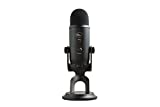 Blue Yeti USB Microphone for PC & Mac, Podcast, Gaming, Streaming and Recording Microphone, with Blue VO!CE effects, Adjustable Stand, Plug and Play â€“ Blackout
