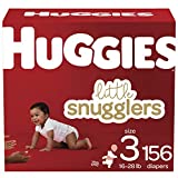 Huggies Little Snugglers, Baby Diapers Size 3, 156 Ct