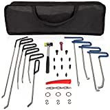 LAIKOU 30Pcs Paintless Dent Repair Tools Kit Dent Removal Rods Set Full Professional for Car Dent Remover Puller Hail Damage Repair Kit (B2-B11)