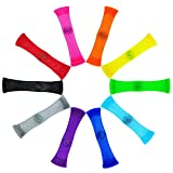 Fidget Toy(Package of 10, 10 Colors) Stress Relieve Toy, Focus Enhance, Relieves Stress and Increase Focus for Adults and Children, has Helped with ADHD ADD OCD Autism