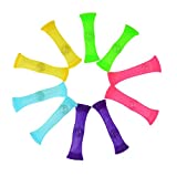 FIDGET TOYS(Package of 10, 5 colors) Stress Relieve toy, Focus Enhance, Soothing Marble Fidgets for Children and Adults, has helped with ADHD ADD OCD Autism, Depressions and Anxiety disorders