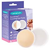 Lansinoh Soothies Cooling Gel Pads, 2 Count, Breastfeeding Essentials, Provides Cooling Relief for Sore Nipples