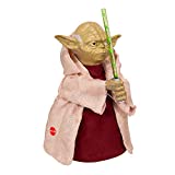 Kurt Adler 12-Inch Battery-Operated Star Wars Yoda with LED Light Saber Treetop