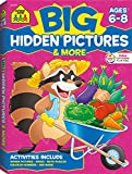 School Zone - Big Hidden Pictures & More Workbook - 320 Pages, Ages 6 to 8, 1st Grade, 2nd Grade, Search & Find, Picture Puzzles, Hidden Objects, Mazes, and More (School Zone Big Workbook Series)