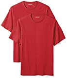 Amazon Essentials Men's 2-Pack Regular-Fit Short-Sleeve Crewneck T-Shirt, Red, XX-Large