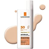 La Roche-Posay Anthelios Tinted Mineral Ultra-Light Fluid Broad Spectrum SPF 50, Face Sunscreen with Titanium Dioxide, Oil-Free, 1.7 Fl. Oz