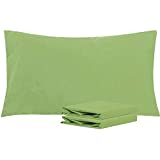 NTBAY King Pillowcases Set of 2, 100% Brushed Microfiber, Soft and Cozy, Wrinkle, Fade, Stain Resistant with Envelope Closure, 20"x 36", Sage Green