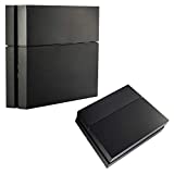 eXtremeRate Solid Matte Black HDD Bay Hard Drive Cover Shell for Playstation 4 Console, Replacement Case Faceplate for PS4 Console - Console NOT Included