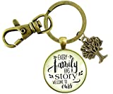 Gutsy Goodness Every Family Has A Story Welcome Keychain Gift In Law Step Bonus Child Adoption