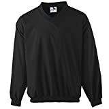 Augusta Activewear Micro Poly Windshirt/Lined, Black, X Large