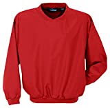 Tri-Mountain 2500 Microfiber Windshirt with Nylon Lining, Red, Large