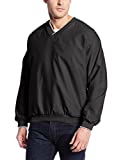 Charles River Apparel Men's Legend Windshirt (Regular & Big-Tall Sizes), Black/Light Khaki, XL