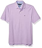 Tommy Hilfiger Men's Regular Short Sleeve Polo Shirt in Classic Fit, African Violet, MD