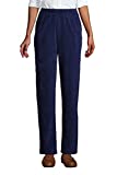 Lands' End Women s Sport Corduroy Pants Deep Sea Navy Petite Medium