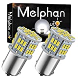 Melphan-Auto 1156 Bulb Reverse Light, Led 1141 1003 7506 BA15S Bulbs, 12V-24V 54SMD Used for Truck Car Backup Reverse Lights, Tail Parking Lights,Camper Trailer RV Interior Light, 2pcs White