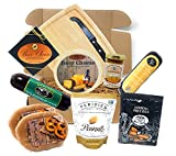Gourmet Beer Cheese and Sausage Christmas Gift Basket Gift Box Set - Gift for Men - Fathers Day or Birthday, Gift for Dad, Husband, Boyfriend