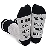 Zmart Beer Socks Beer Gifts for Men, If You Can Read This Bring Me a Beer
