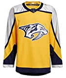 Nashville Predators Adizero Reverse Retro Men's Authentic Blank Jersey (50/Medium) Yellow