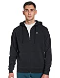 Under Armour Men's Rival Fleece Full Zip Hoodie , Black (001)/Onyx White , X-Large