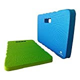 Growerology Thick & Large Kneeling Pad, 18x11x1 1/2,Multi-Purpose Kneeler for Gardening,Work,Baby Bath,Bathtub,Waterproof Mat Cushion for Home,Fitness,Cleaning,1pc Blue,Bonus Green:18x10x1