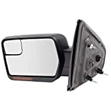 Brock Drivers Power Side View Mirror Heated Signal Reflector Spotter Glass fits 09-14 Ford F-150 Pickup Truck replaces BL3Z17683CA FO1320407