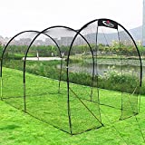 Gagalileo Batting Cage Baseball Cage Net Softball Cages, Heavy Duty Netting Backstop for Backyard, Training Softball Baseball for Pitching Pitchers 16x10x10FT