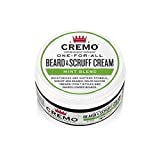 Cremo Mint Blend Beard & Scruff Cream, Moisturizes, Styles and Reduces Beard Itch for All Lengths of Facial Hair, 4 Oz