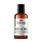 Cremo Mint Blend Beard and Face Wash, Specifically Designed to Clean Coarse Facial Hair, 6 Oz