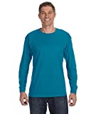 Jerzees Mens Heavyweight Blend 50/50 Long Sleeve T-Shirt California Blue Large