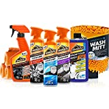 Armor All Ultimate Car Detailing Kit (9 Items) – Ceramic Glass Cleaner, Car Wash, Wheel and Tire Cleaner, UV Protectant, 4 Microfiber Accessories, 19464