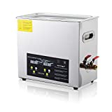 Kaimashi Ultrasonic Cleaner 6.5L with Digital Timer and Heater for Carburetor Parts Cleaning