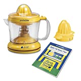 Proctor Silex Alex's Lemonade Stand Electric Citrus Juicer Machine and Squeezer, for Lemons, Limes and Oranges, 34 oz, Yellow (66331)
