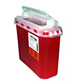 5.4 Qt Sharps Disposal Container | Oakridge Products | Touchfree Rotating Lid