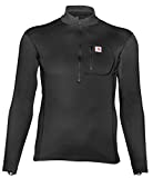 Carhartt Men's Force Tech Quarter-Zip Thermal Base Layer Long Sleeve Shirt, Black, Large