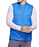 Nike Men's Synthetic-Fill Golf Vest (Blue/Grey, XL)