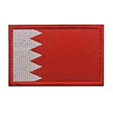 Bahrain Flag Patch Embroidered Military Tactical Morale Patches (Bahrain)