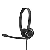 Sennheiser PC 5 Chat - Headset for Internet Communication, E-Learning and Gaming - Noise Cancelling Microphone, Casual Gaming Lightweight, high Comfort, Minimalistic, Black