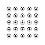 uxcell Precision Balls 3mm Solid Chrome Steel G10 for Ball Bearing Keychain Wheel 25pcs