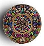 10" AZTEC CALENDAR STONE, WALL DECOR, MEXICAN DECOR, OUTDOOR WALL DECORATIONS FOR PATIO , MEXICAN WALL DECOR, MEXICAN ART WALL DECORATIONS,