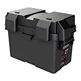 NOCO Snap-Top HM327BKS Battery Box, Group 27 12V Outdoor Waterproof Battery Box for Marine, Automotive, RV, Boat, Camper and Travel Trailer Batteries