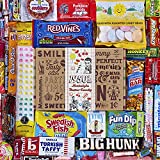 VINTAGE CANDY CO. 1950's RETRO CANDY GIFT BOX - 50s Nostalgia Candies - Throwback FIFTIES Fun Gag Gift Basket - PERFECT '50s Candies For Adults, College Students, Men or Women, Kids, Teens