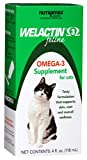 Nutramax Welactin Omega-3 Fish Oil Skin and Coat Health Supplement Liquid for Cats - 4 Ounce