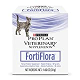 Purina FortiFlora Cat Probiotic Powder Supplement, Pro Plan Veterinary Supplements Probiotic Cat Supplement â€“ 30 ct. box