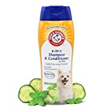 Arm & Hammer for Pets 2-In-1 Shampoo & Conditioner for Dogs | Dog Shampoo & Conditioner in One | Cucumber Mint, 20 Ounce Bottle Dog Shampoo and Conditioner for All Dogs