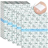 50 Pieces Shower Waterproof Patch Transparent Stretch Adhesive Bandage Large Shower Protector Cover Shower Waterproof Dressing Transparent Film Adhesive Bandages, 6 x 8 Inch