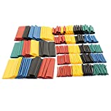 Heat Shrink Tubing 328pcs Wire Wrap Cable Sleeve Assortment Ratio 2:1 Electric Insulation Tube - MultiColor