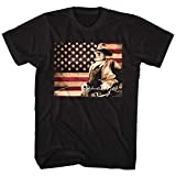 A&E Designs John Wayne Shirt Tin Sign T-Shirt (6XL, Black)